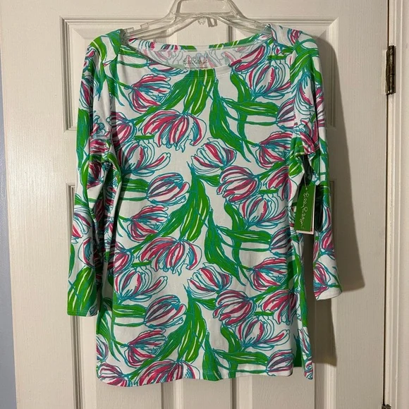 Lilly Pulitzer Tops Lilly Pulitzer Andie Top In Resort